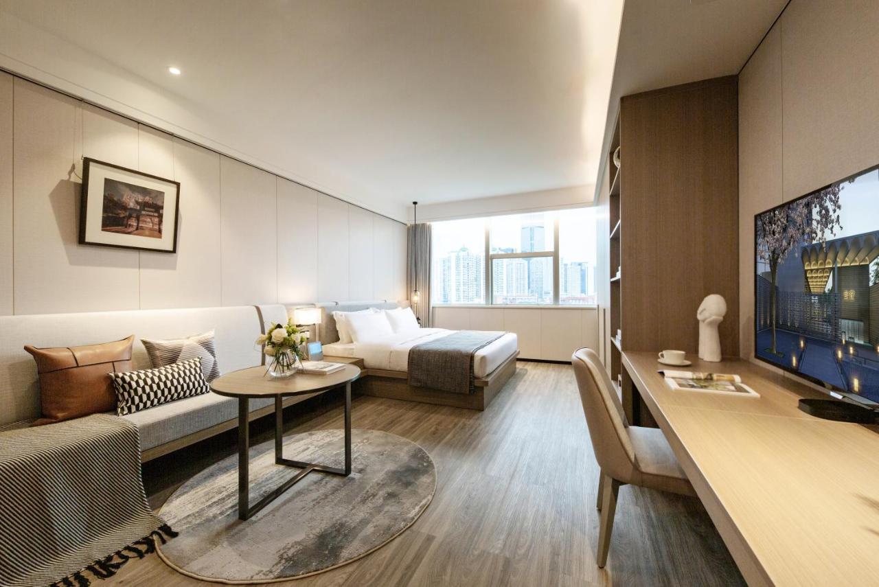 Cm Serviced Apartment Shenzhen Dongmen Exteriör bild